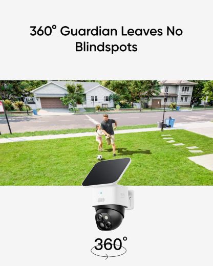 eufy outdoor safety Solocam with solar panel
