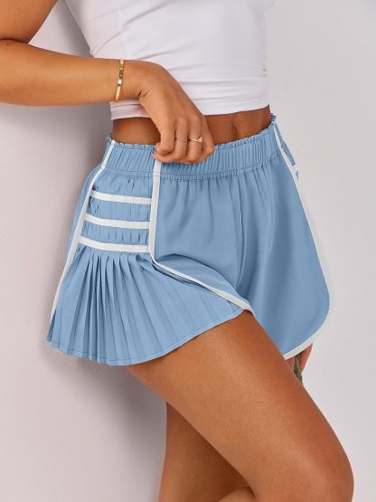 🔥High Waist Pleated Sports Shorts (Buy 2 Free Shipping)