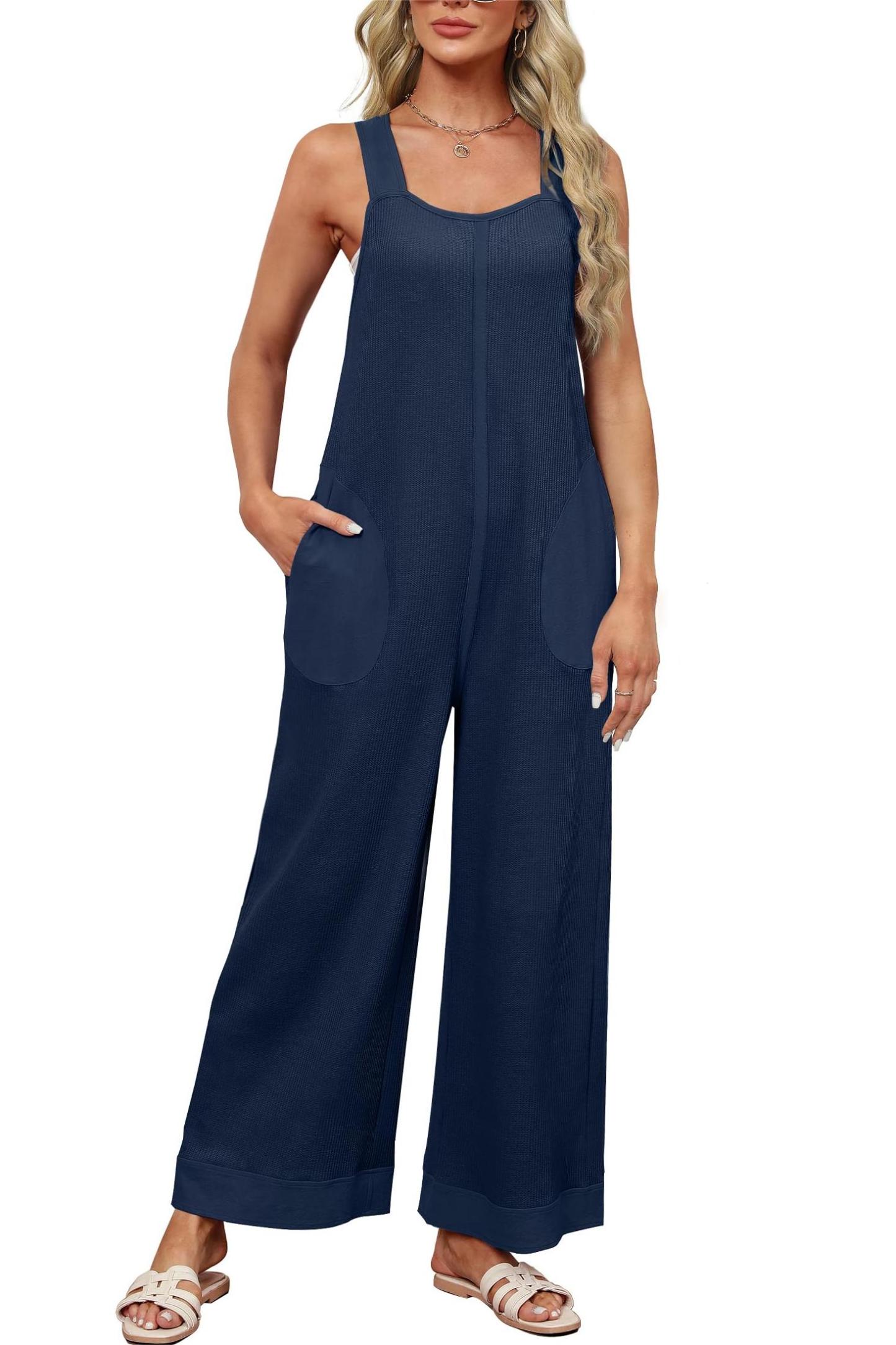 Waffle Knit Fashion Casual Jumpsuit✨BUY 2 FREE SHIPPING