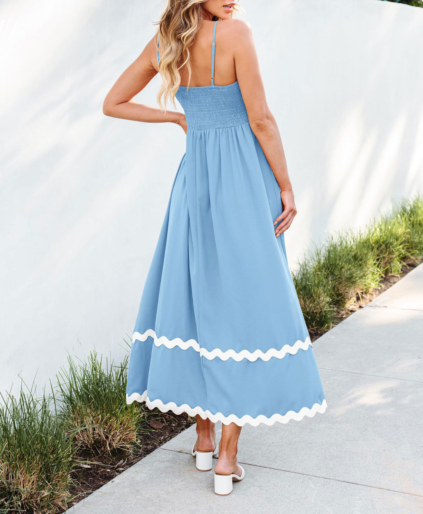 Women's Spaghetti Strap Sleeveless Summer Dress
