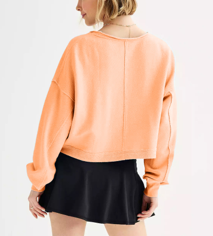 Cropped Athleisure Sweatshirt Set✨Buy 2 Free Shipping