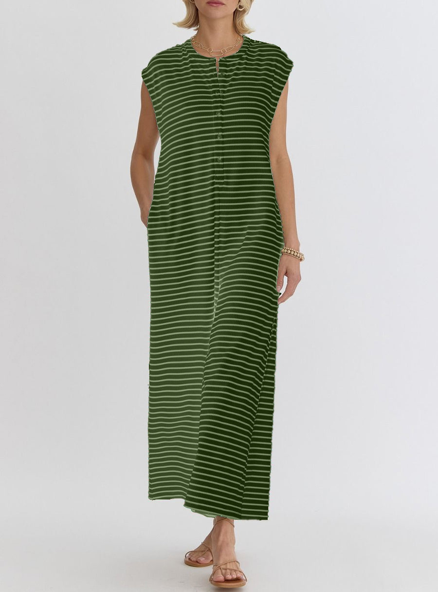 Stripe Wide Leg Jumpsuit