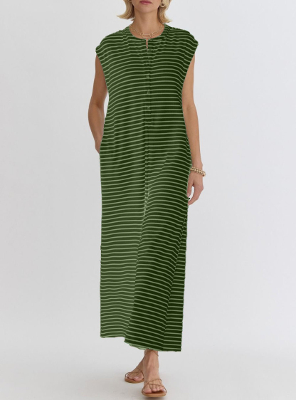 Stripe Wide Leg Jumpsuit