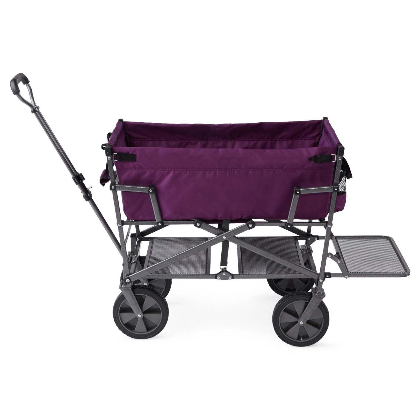 💝 Last Day For Clearance ,Buy 2 Get 2 Free💥 Mac Sports Double Decker Foldable Wagon with Shelf