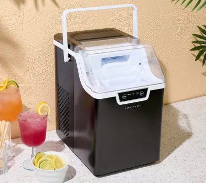 Soon to be sold out!!💝Last Day For Clearance, Buy 2 get 30% off✨Henning Lee 27-lb 5 Minute Nugget Ice Maker w/ Scoop