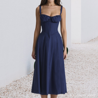 Fashion Print Bustier Summer Dress
