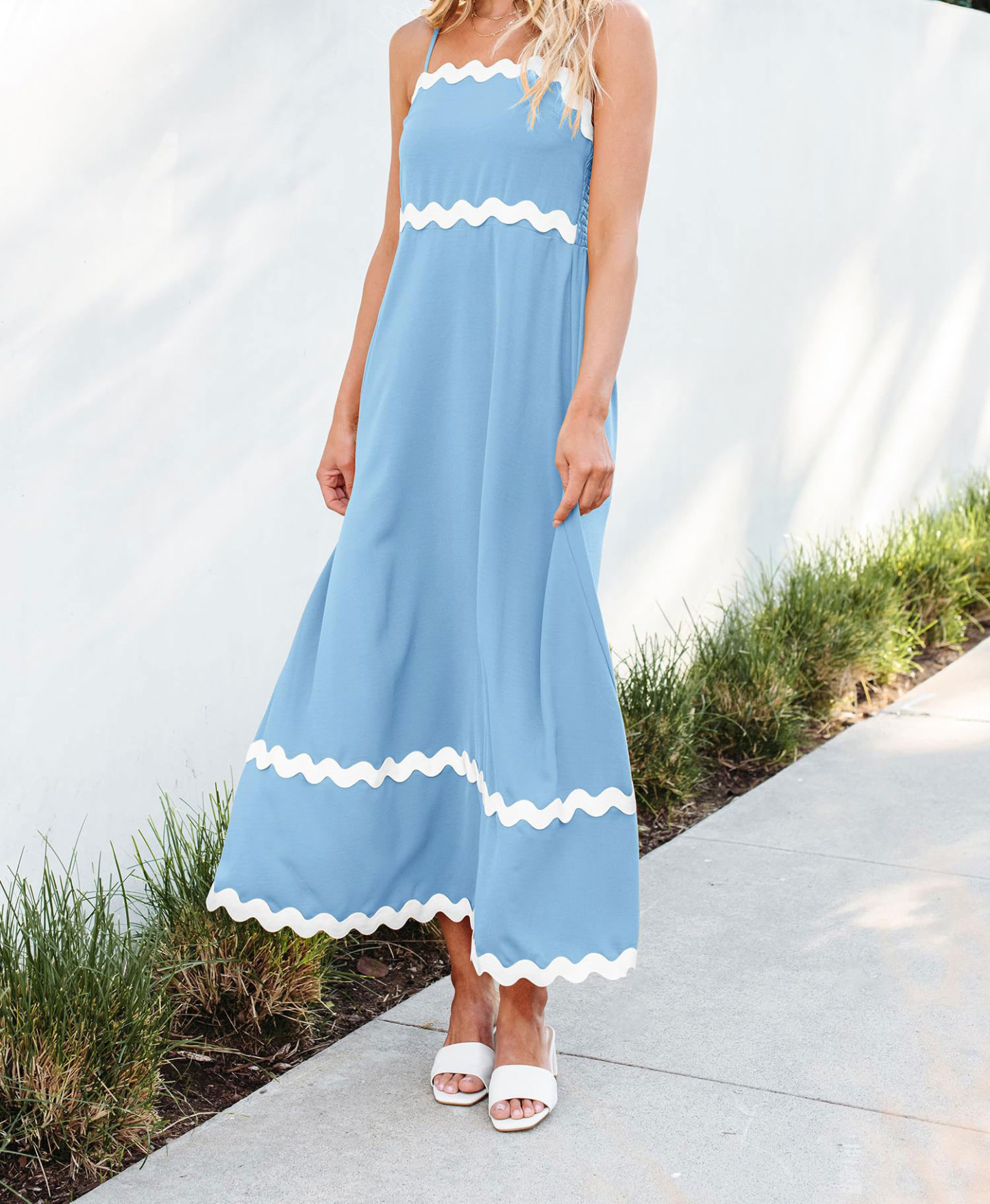 Women's Spaghetti Strap Sleeveless Summer Dress