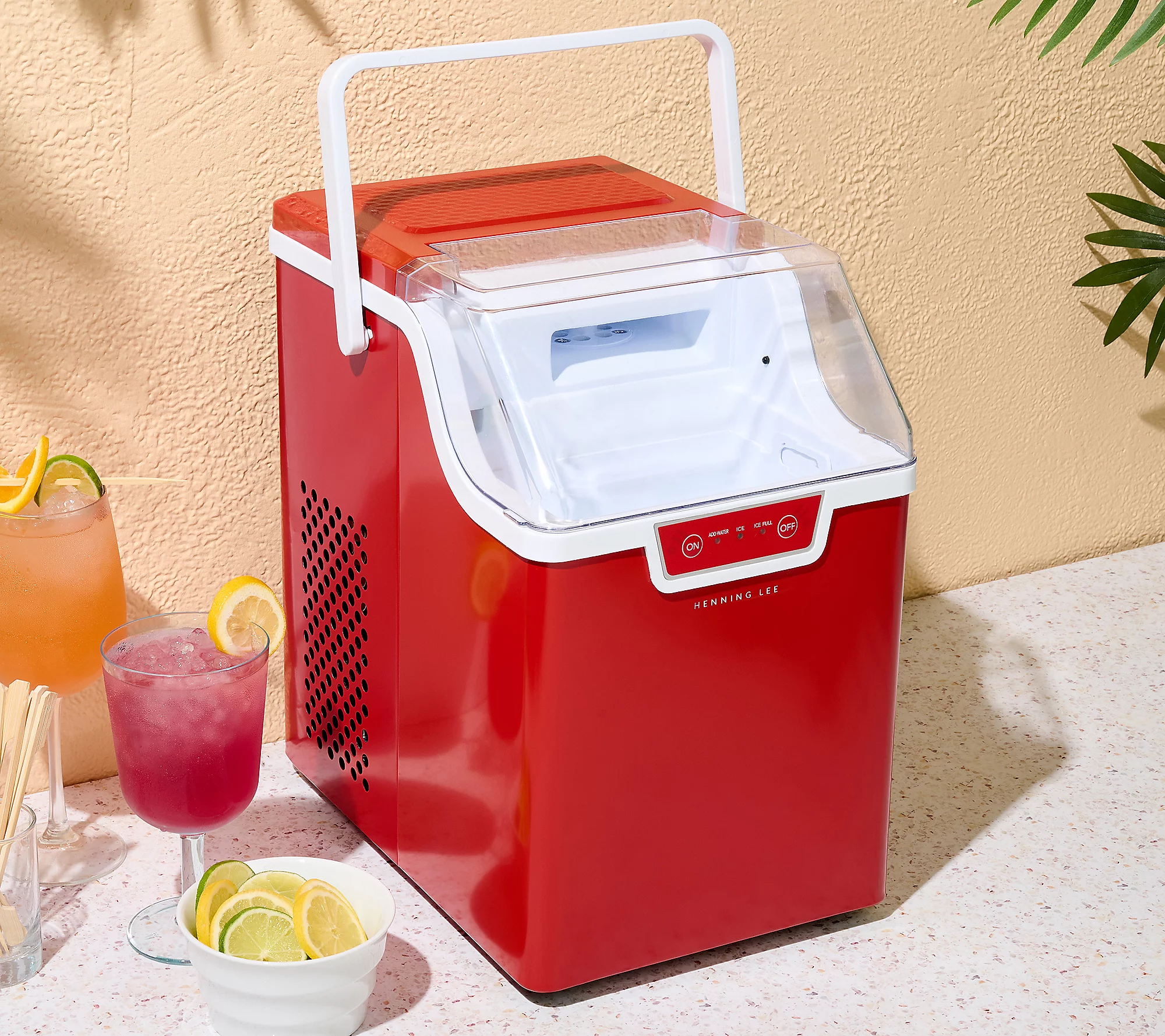 Soon to be sold out!!💝Last Day For Clearance, Buy 2 get 30% off✨Henning Lee 27-lb 5 Minute Nugget Ice Maker w/ Scoop