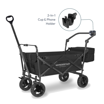 Father's Day Clearance💝Buy 2 Get 30% Off ✨WonderFold S3 Push & Pull Folding Wagon with Cooler and Cupholder