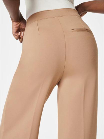 Button Wide Leg Pant