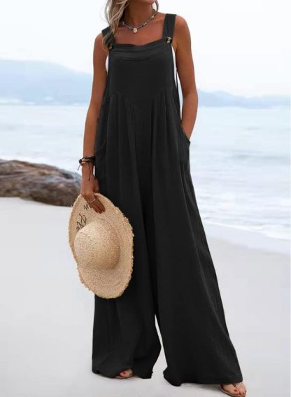 Casual Loose Overalls Jumpsuit