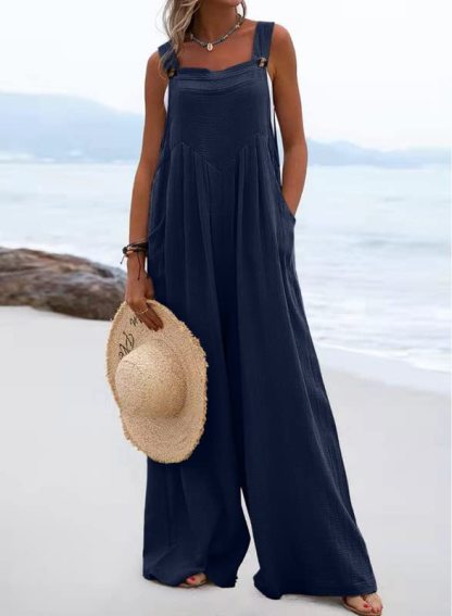 Casual Loose Overalls Jumpsuit