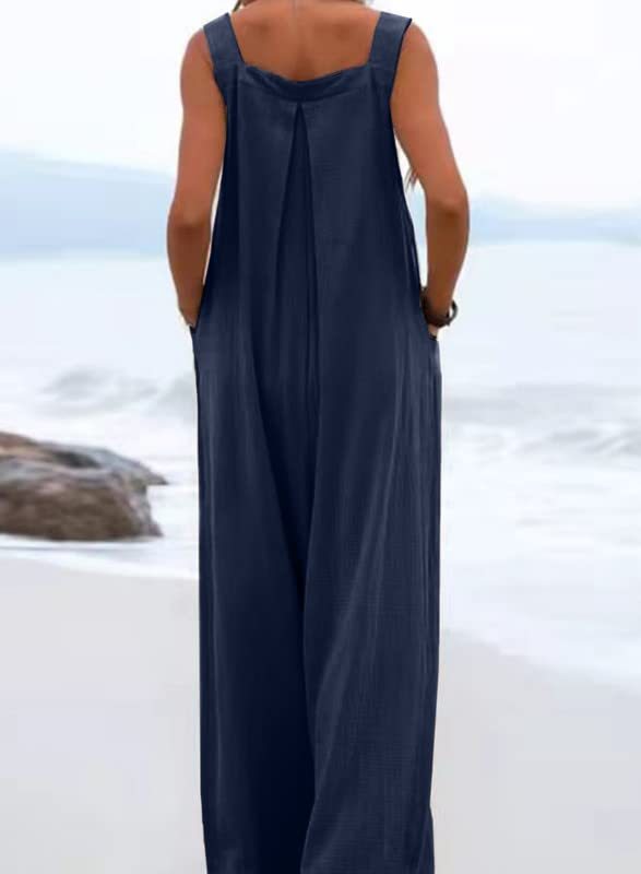 Casual Loose Overalls Jumpsuit
