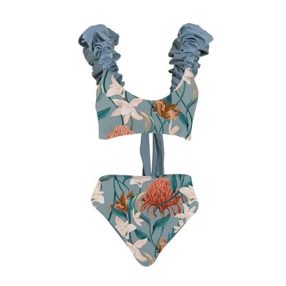 2024 🔥 Hot Sale 🔥Women's One Piece Swimsuit with Beach Cover up Wrap Skirt-hivebabe.com