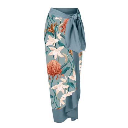 2024 🔥 Hot Sale 🔥Women's One Piece Swimsuit with Beach Cover up Wrap Skirt-hivebabe.com
