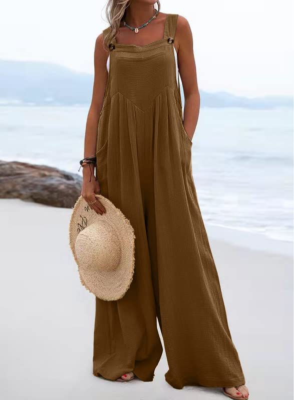 Casual Loose Overalls Jumpsuit