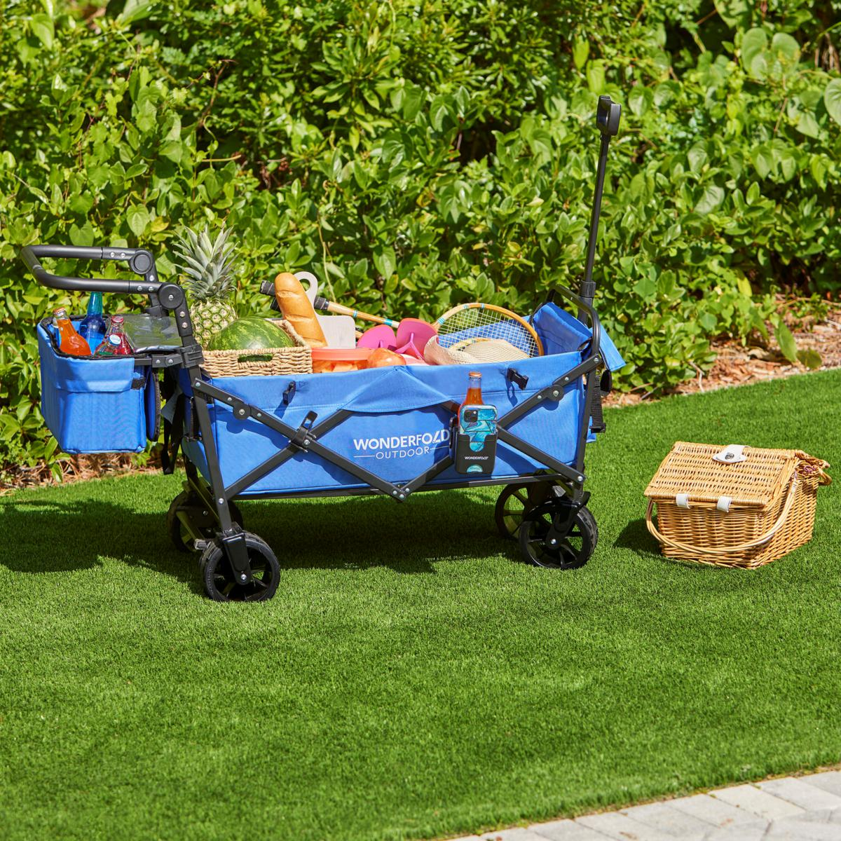 Father's Day Clearance💝Buy 2 Get 30% Off ✨WonderFold S3 Push & Pull Folding Wagon with Cooler and Cupholder
