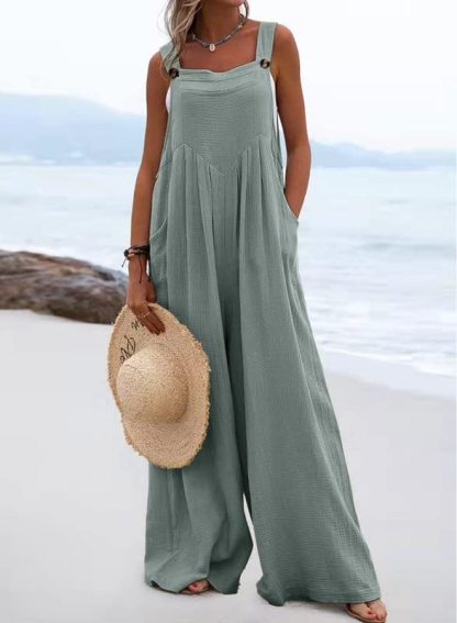 Casual Loose Overalls Jumpsuit