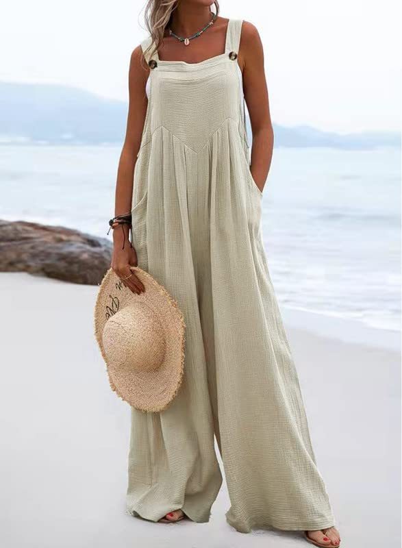 Casual Loose Overalls Jumpsuit
