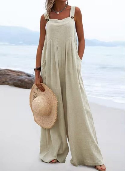 Casual Loose Overalls Jumpsuit