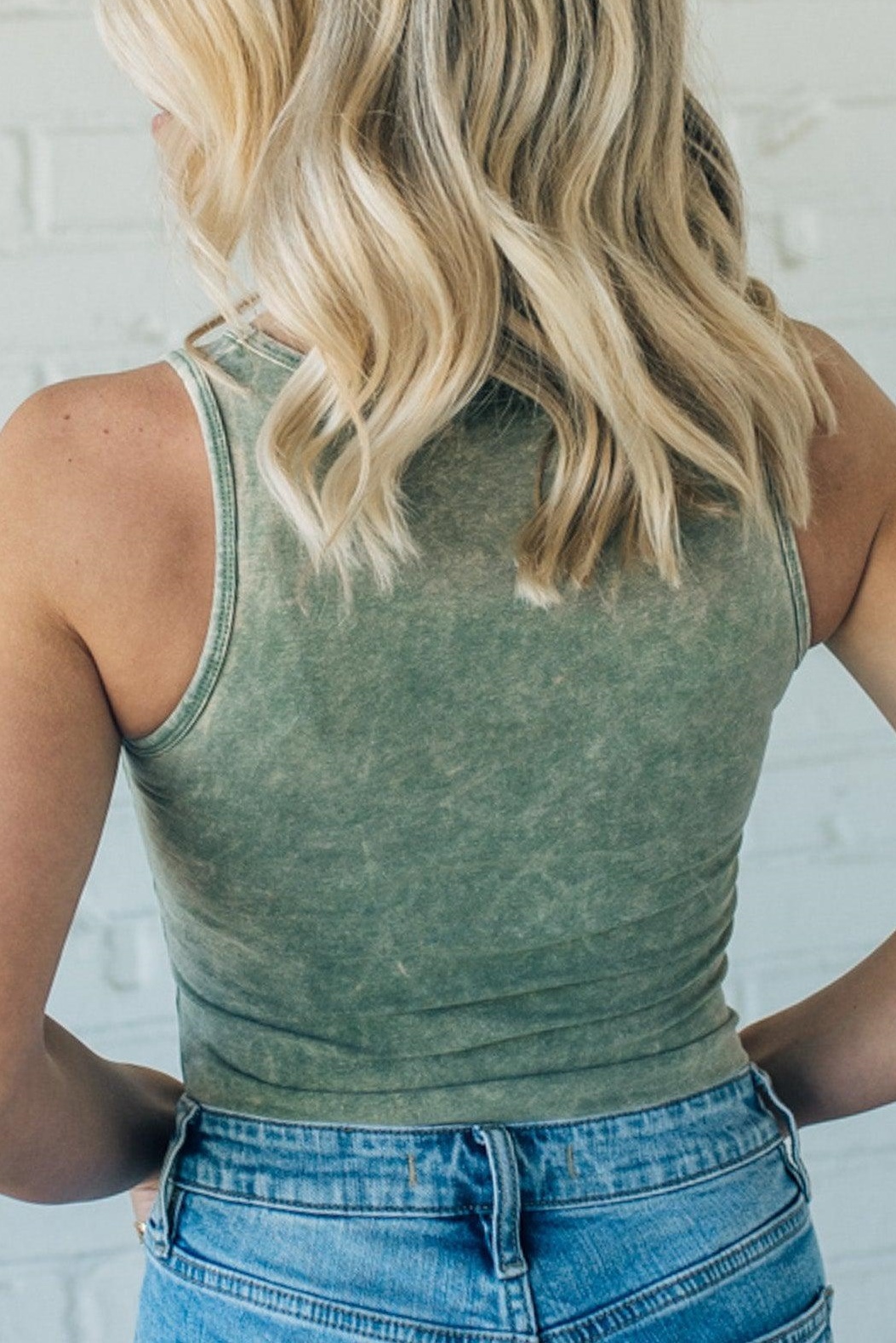 Wash V-Neck Bodysuit (BUY 2 FREE SHIPPING)