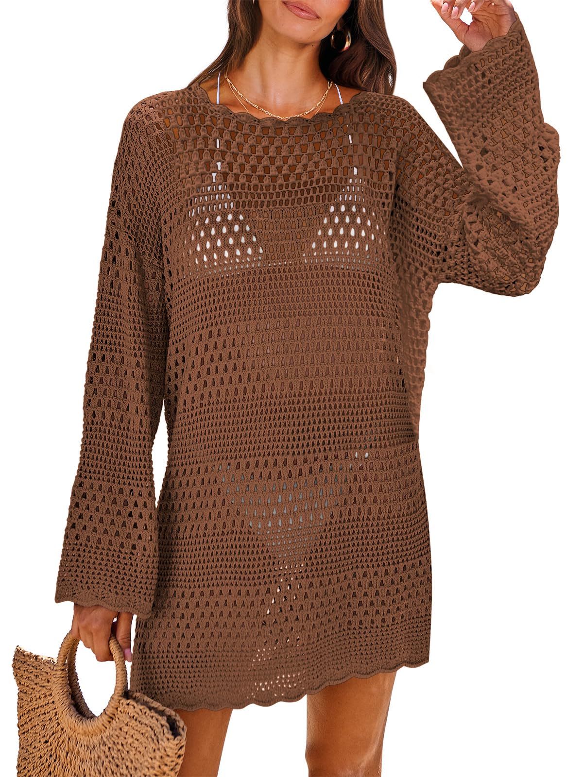 2024 Summer Swimwear Hollow Out Cover Up