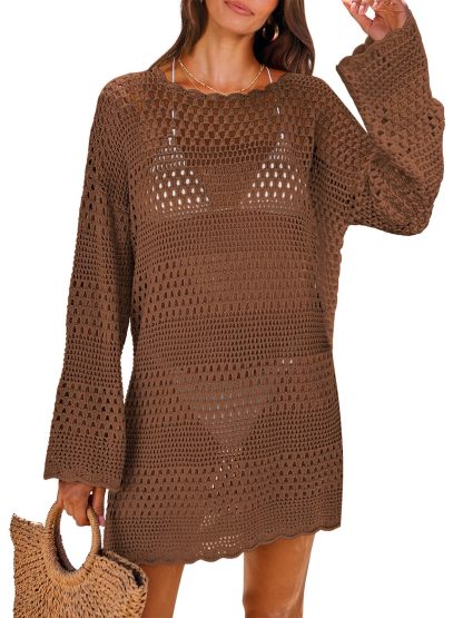 2024 Summer Swimwear Hollow Out Cover Up