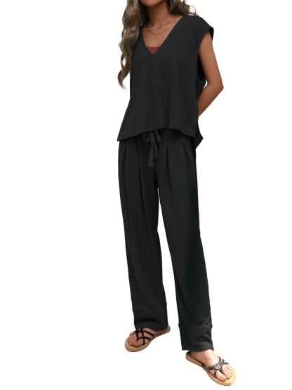 Women's Casual Hooded Sleeveless Summer Two Piece Suit✨Buy 2 Free Shipping