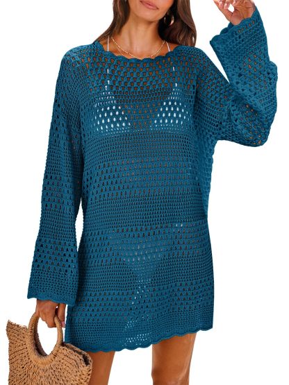 2024 Summer Swimwear Hollow Out Cover Up
