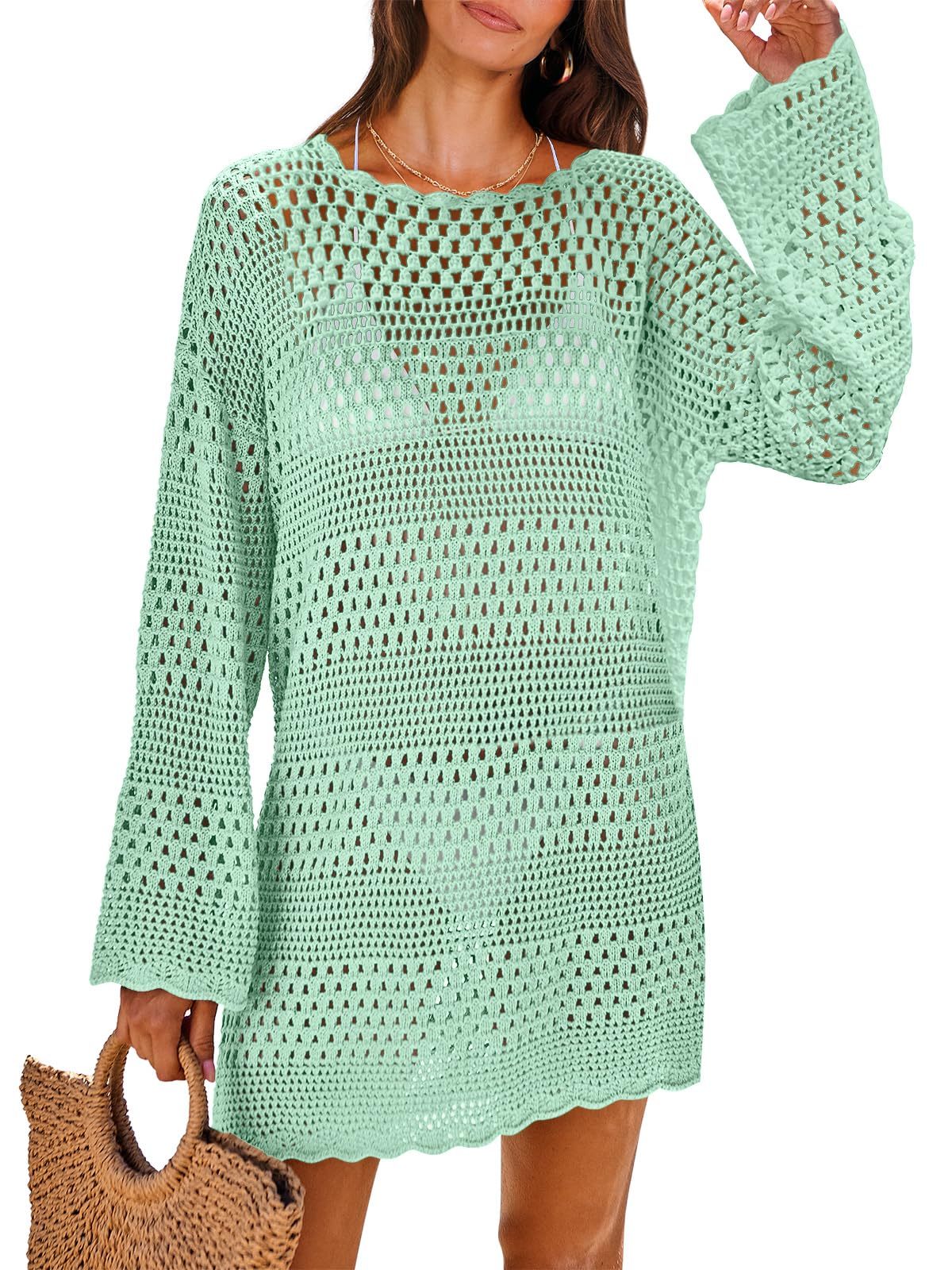 2024 Summer Swimwear Hollow Out Cover Up