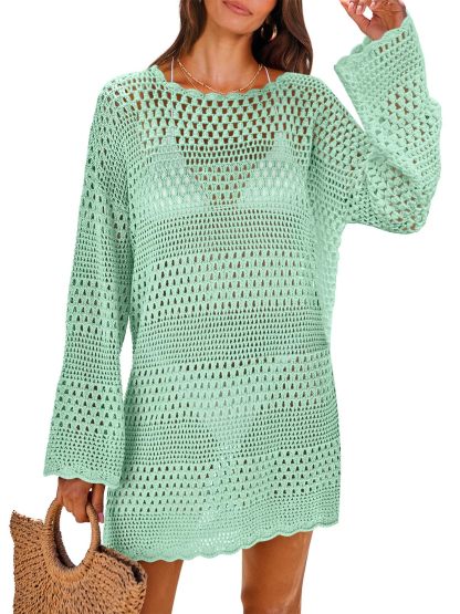 2024 Summer Swimwear Hollow Out Cover Up