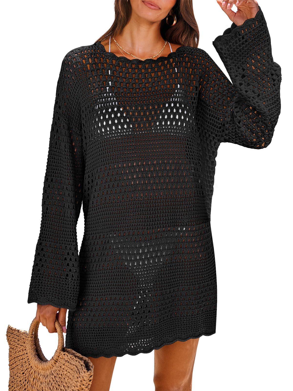2024 Summer Swimwear Hollow Out Cover Up