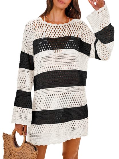 2024 Summer Swimwear Hollow Out Cover Up