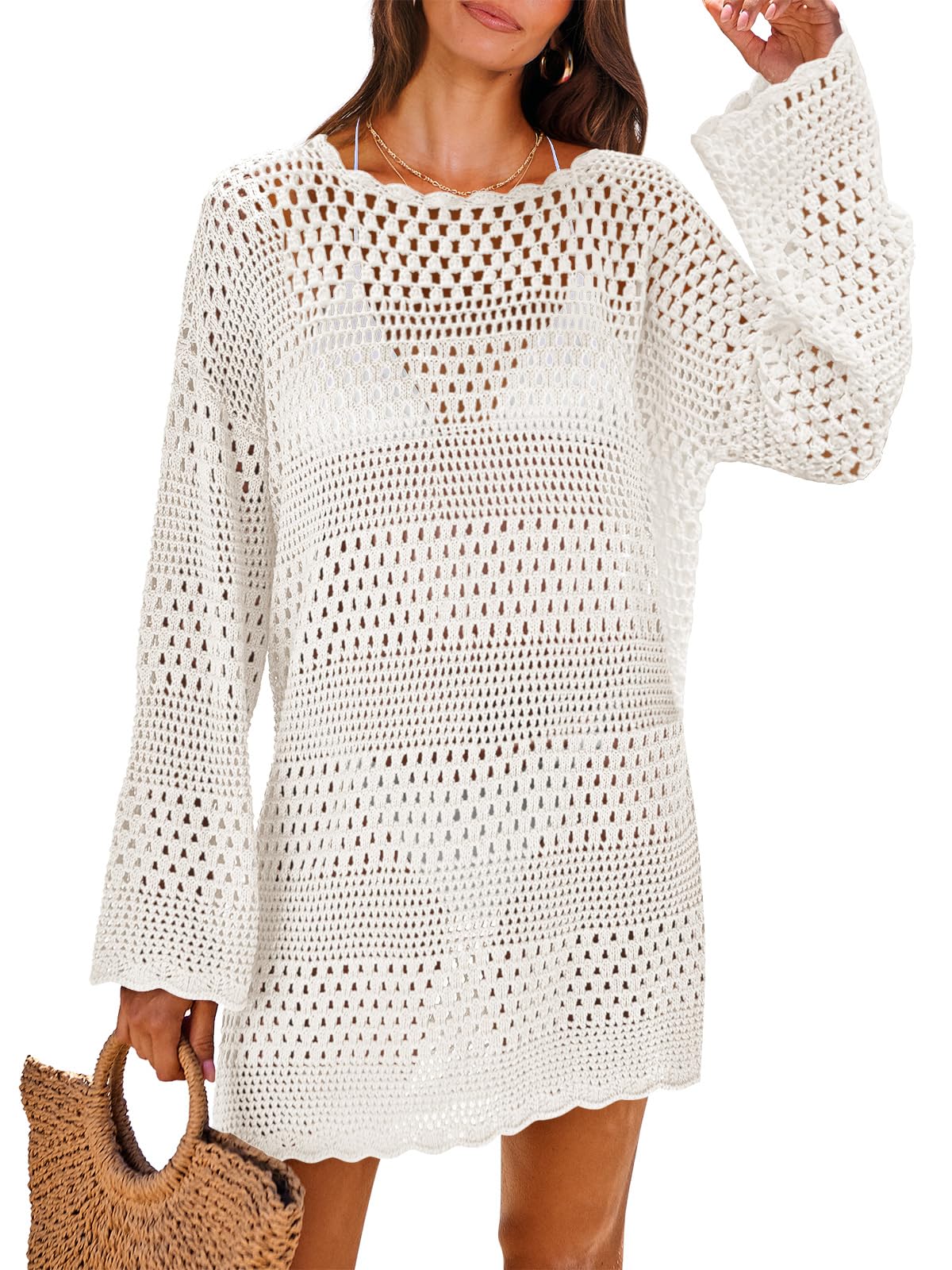 2024 Summer Swimwear Hollow Out Cover Up