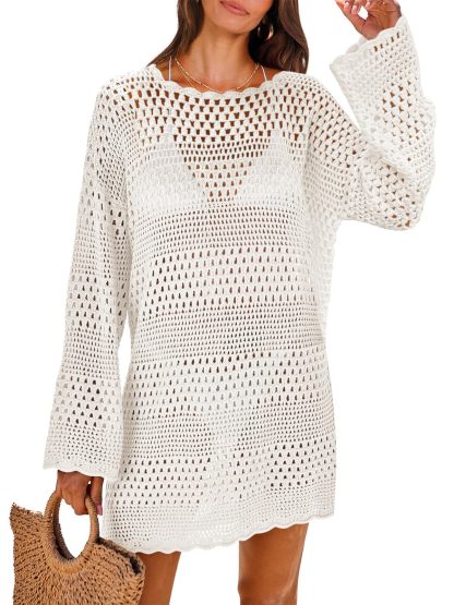 2024 Summer Swimwear Hollow Out Cover Up