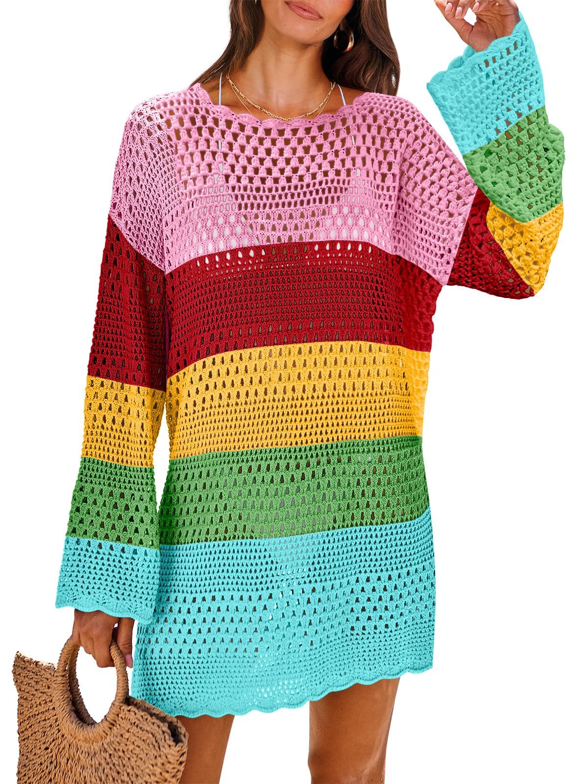 2024 Summer Swimwear Hollow Out Cover Up