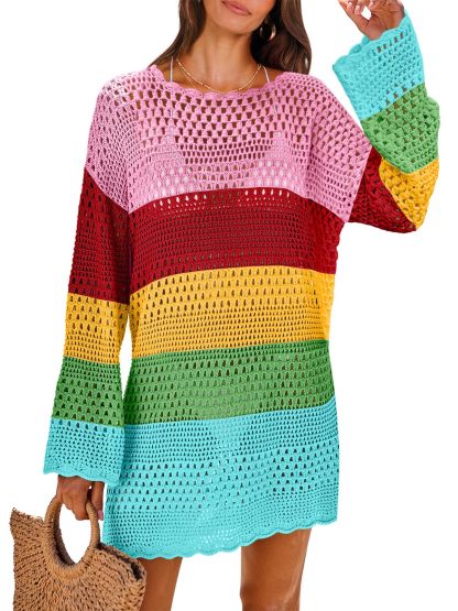 2024 Summer Swimwear Hollow Out Cover Up