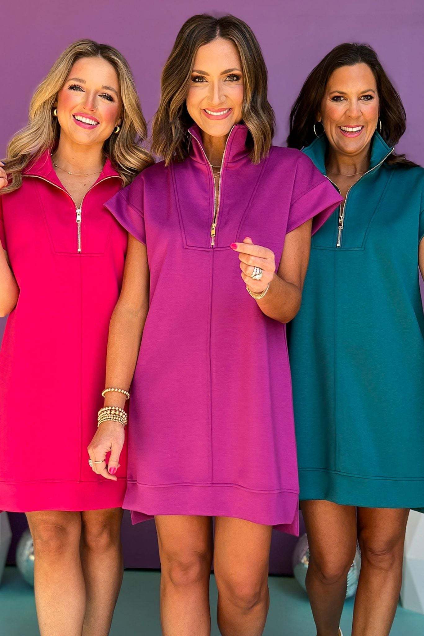 3/4 Zip Dress