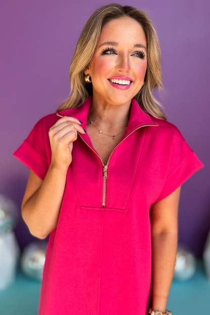 3/4 Zip Dress