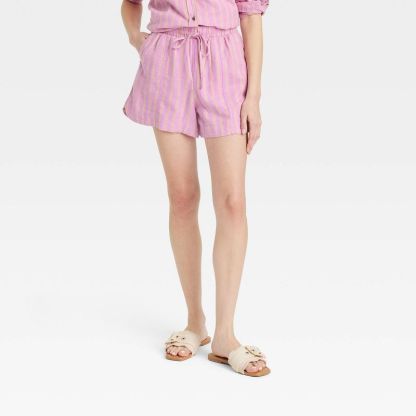 💝NEW🔥Women's Linen Long Sleeve  Shirt and High-Rise Shorts  (BUY 2 FREE SHIPPING)-hivebabe.com
