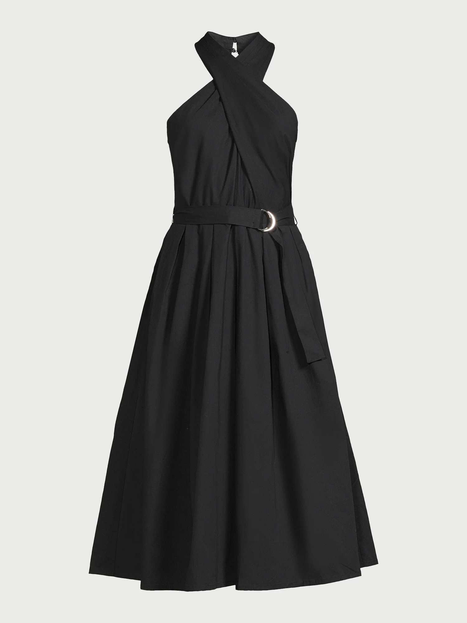 2024 🔥 HOT SALE 🔥Women's Belted Halter Midi Dress-hivebabe.com