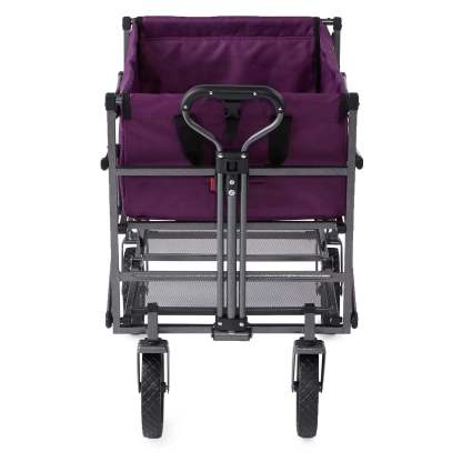 💝 Last Day For Clearance ,Buy 2 Get 2 Free💥 Mac Sports Double Decker Foldable Wagon with Shelf