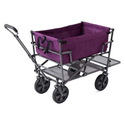 💝 Last Day For Clearance ,Buy 2 Get 2 Free💥 Mac Sports Double Decker Foldable Wagon with Shelf