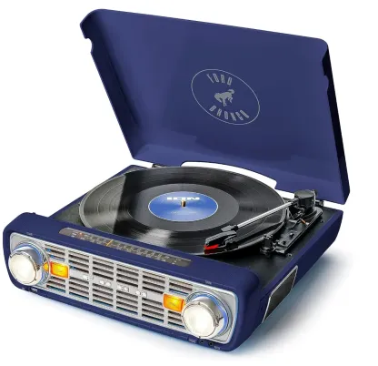 Mother's Day Sale!! 💝Last Day For Clearance, Buy 1 Get 1 Free✨Ion Audio Ford Mustang LP 4in1 3Speed Classic CarStyled Turntable