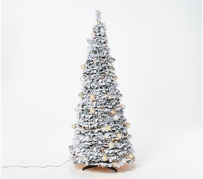$29.99🔥Buy 1 Get 1 Free⏰🎄6 Ft Prelit Full Christmas Tree Decor Pop up Xmas Tree🎄