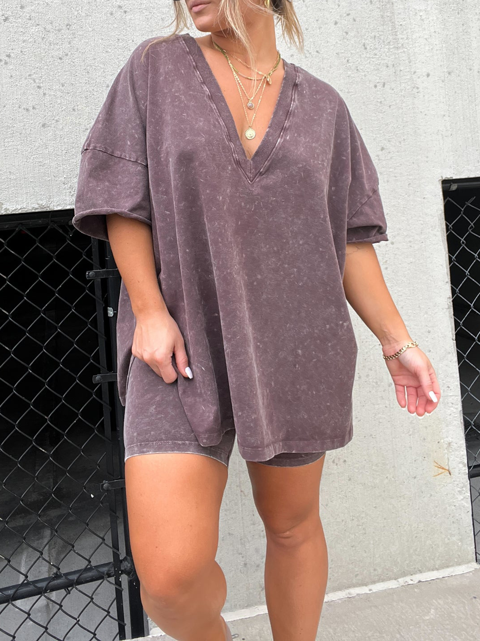Women's Summer Washed Set (Buy 2 Free Shipping)-Pink Laura