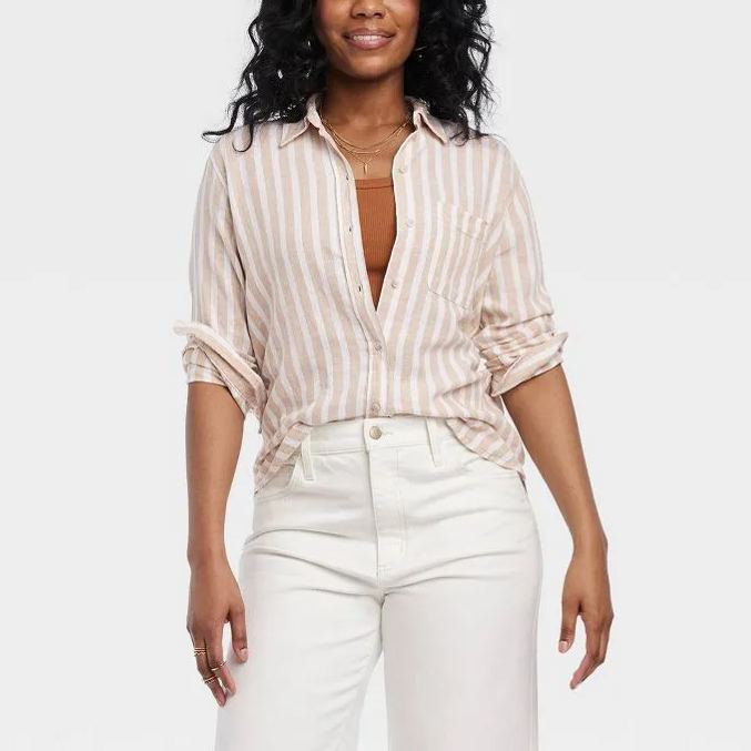 💝NEW🔥Women's Linen Long Sleeve  Shirt and High-Rise Shorts  (BUY 2 FREE SHIPPING)-hivebabe.com