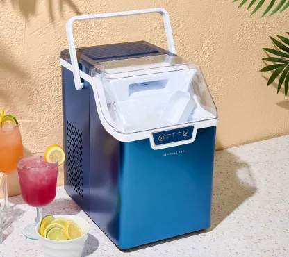 Soon to be sold out!!💝Last Day For Clearance, Buy 2 get 30% off✨Henning Lee 27-lb 5 Minute Nugget Ice Maker w/ Scoop