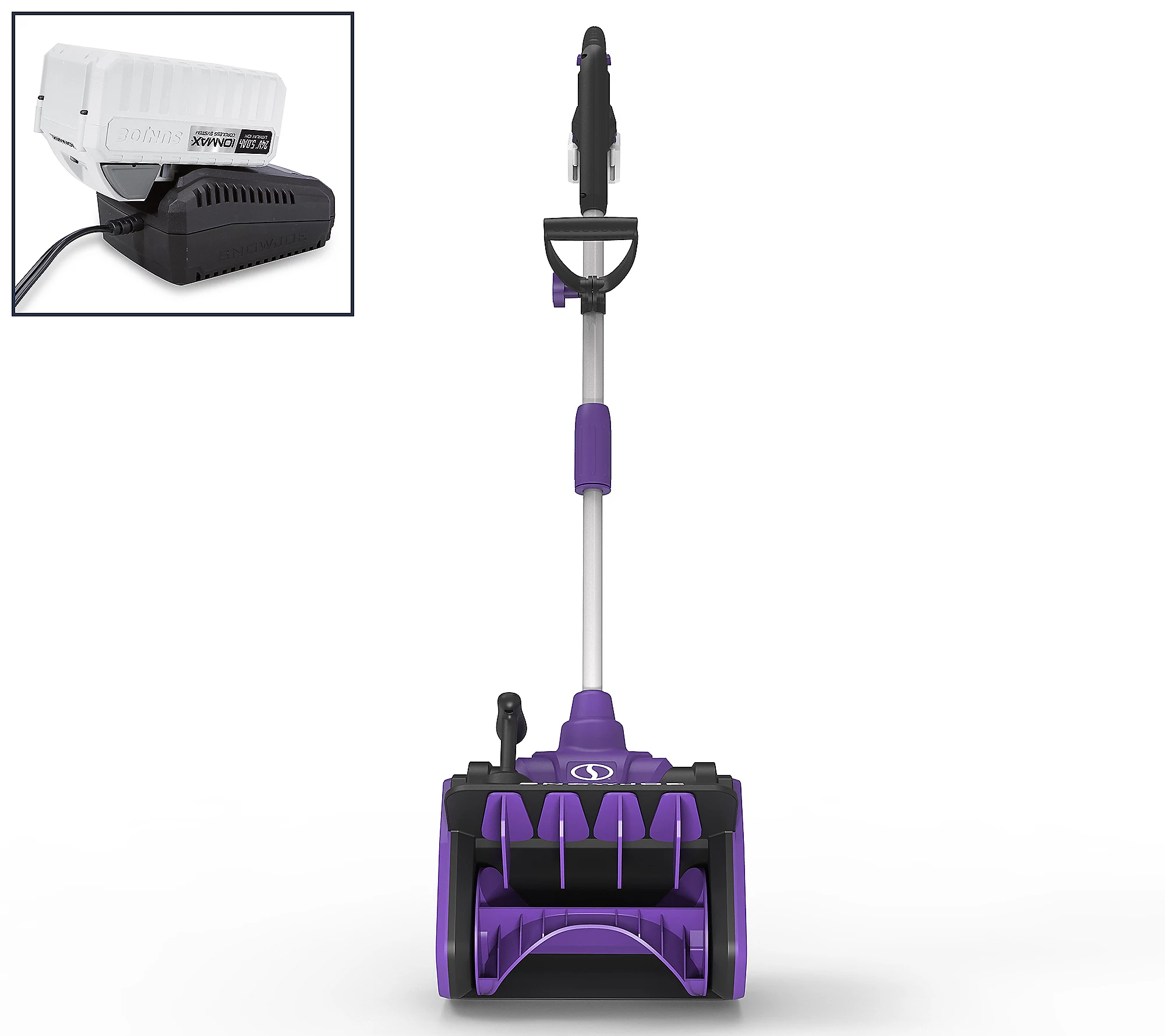 🎉𝗧𝗼𝗱𝗮𝘆'𝘀 𝗦𝗽𝗲𝗰𝗶𝗮𝗹𝘀💝Buy 1 Get 1 Free ✨Snow Joe 13.5" Cordless Directional Snow Thrower Kit w/ Charger