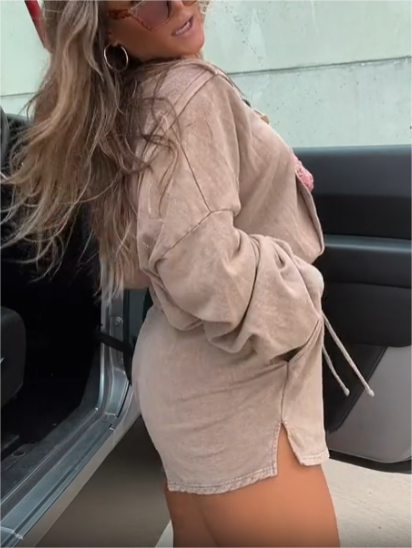 2024 Washed Hooded Romper (Buy 2 Free Shipping)-hivebabe.com